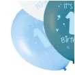 balony its my 1st birthday roczek niebieski folat 13 6 szt