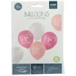 balony its my 1st birthday roczek rozowy folat 13 6 szt
