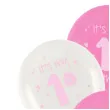 balony its my 1st birthday roczek rozowy folat 13 6 szt