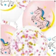 balony jednorozce z konfetti mix partypal 12 10 szt