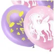balony jednorozec unicorn rozowo fioletowy pastel procos 11 8 szt