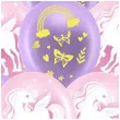 balony jednorozec unicorn rozowo fioletowy pastel procos 11 8 szt