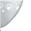 balony just married srebrne qualatex 11 25 szt