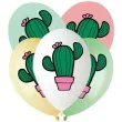 balony kaktusy w doniczkach mix gemar 13 5 szt