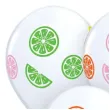 balony kawalki owocow bialy qualatex 50 szt