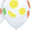 balony kawalki owocow bialy qualatex 50 szt