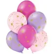 balony kleksy pastel mix belbal 12 6 szt
