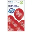 balony kocham cie pastel bialy belbal 12 6 szt