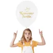 balony komunia swieta golabek biale partypal 12 100 szt