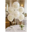 balony komunia swieta golabek i ihs w ornamencie bialy 12 6 szt