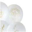 balony komunia swieta ihs biale czakos 12 10 szt