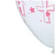 balony komunia symbole bialo rozowe pastel qualatex 11 25 szt