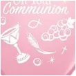 balony komunia symbole rozowe pastel qualatex 11 25 szt
