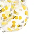 balony konfetti grochy zlote transparentne partydeco 12 6 szt