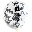balony konfetti halloween nietoperze transparentny folat 12 4 szt
