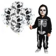 balony konfetti halloween nietoperze transparentny folat 12 4 szt