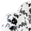 balony konfetti halloween nietoperze transparentny folat 12 4 szt