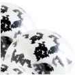 balony konfetti halloween nietoperze transparentny folat 12 4 szt