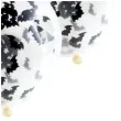 balony konfetti halloween nietoperze transparentny folat 12 4 szt