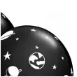 balony kosmos czarne qualatex 11 25 szt