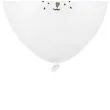 balony kotek pastel bialy partydeco 12 50 szt