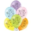balony kotki mix belbal 12 6 szt