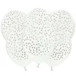 balony kropki pastel biale 12 strong 50 szt