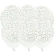 balony kropki pastel biale 12 strong 6 szt