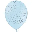 balony kropki pastel blekitne 12 strong 50 szt