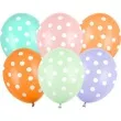 balony kropki pastel mix partydeco 12 50 szt