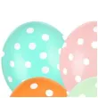 balony kropki pastel mix partydeco 12 50 szt