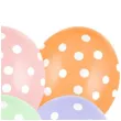 balony kropki pastel mix partydeco 12 50 szt