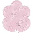 balony kropki pastel rozowe strong 12 6 szt