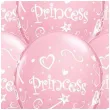 balony ksiezniczka princess rozowy qualatex 11 6 szt