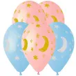balony ksiezyc i gwiazdki mix 13 gemar 5 szt