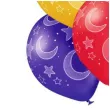 balony ksiezyce i gwiazdy mix belbal 12 6 szt