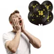balony lateksowe gold 18 czarne grabo 12 5 szt