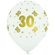 balony lateksowe gold 30 biale grabo 12 5 szt