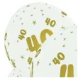 balony lateksowe gold 40 biale b balloons 12 5 szt