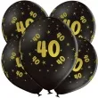 balony lateksowe gold 40 czarne grabo 12 5 szt
