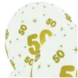 balony lateksowe gold 50 biale b balloons 12 5 szt