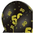 balony lateksowe gold 50 czarne b balloons 12 5 szt