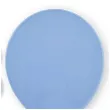 balony lateksowe pastel decomex blekitny jasny 5 100 szt