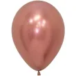 balony lateksowe profesjonalne sempertex 12 50 szt rozowozlote chromowane reflex rose gold