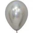 balony lateksowe profesjonalne sempertex 12 50 szt srebrne chromowane reflex silver dekoracje