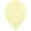 balony lateksowe profesjonalne sempertex 12 50 szt zolte pastelowe matte yellow