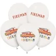 balony lateksowe woz strazacki fireman mix godan 12 5 szt