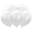 balony led biale partydeco 30 cm 5 szt