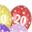 balony liczba 20 metalik mix strong 14 50 szt