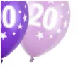 balony liczba 20 metalik mix strong 14 50 szt